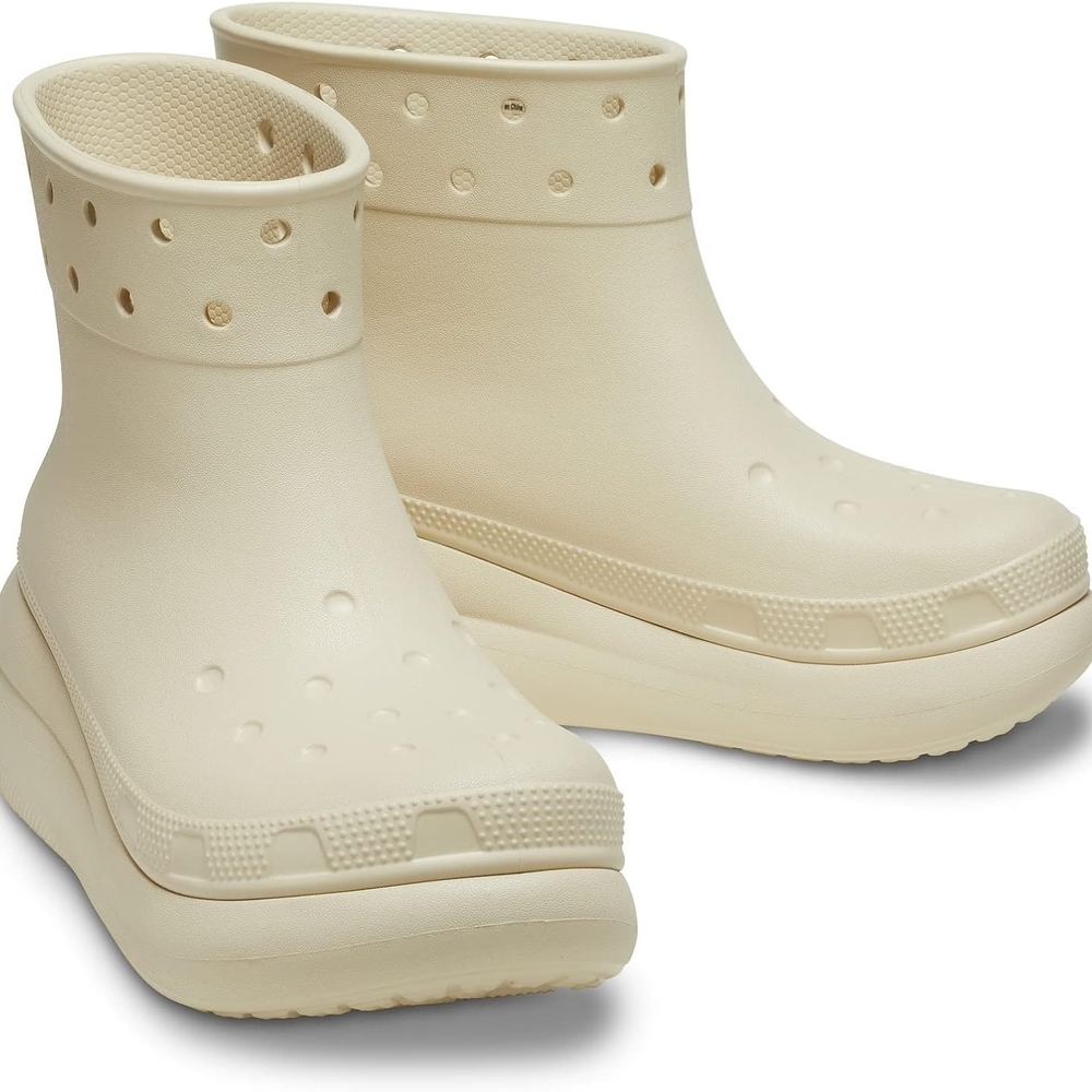 🌷3/$15🌷 Women's Cream Crocs Rain Boots